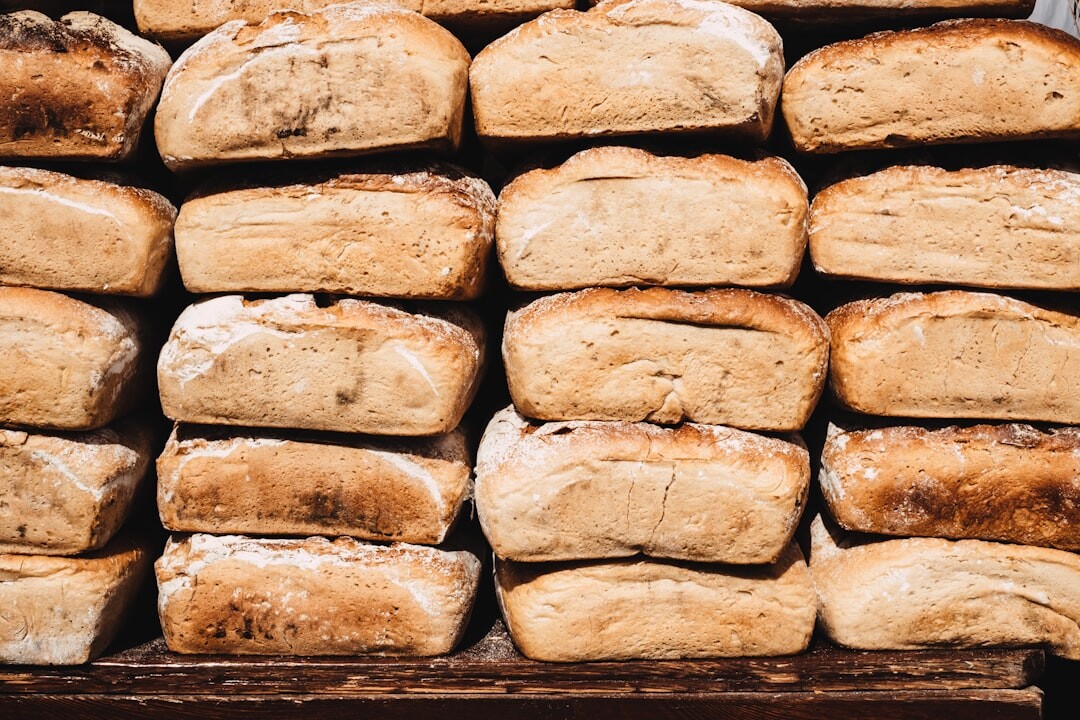 freshly baked homemade bread