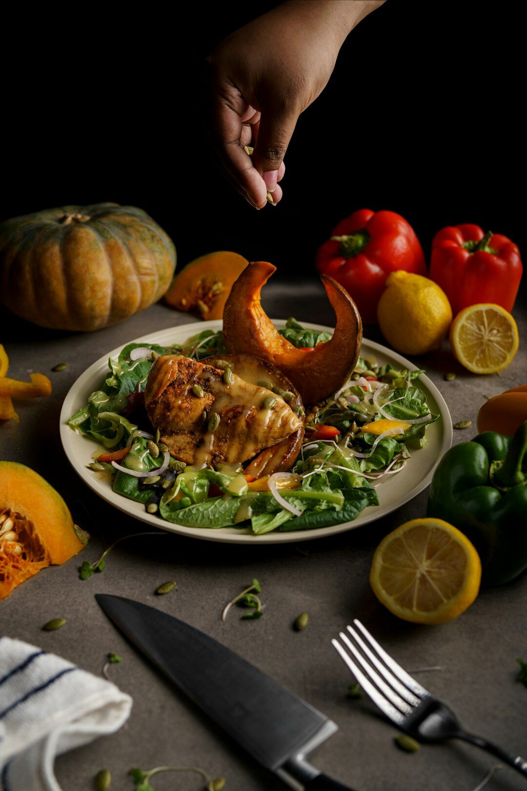 autumn pumpkin dish